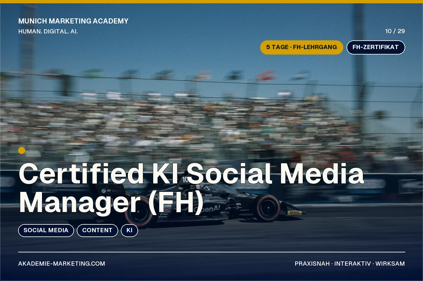 Certified KI Social Media Manager