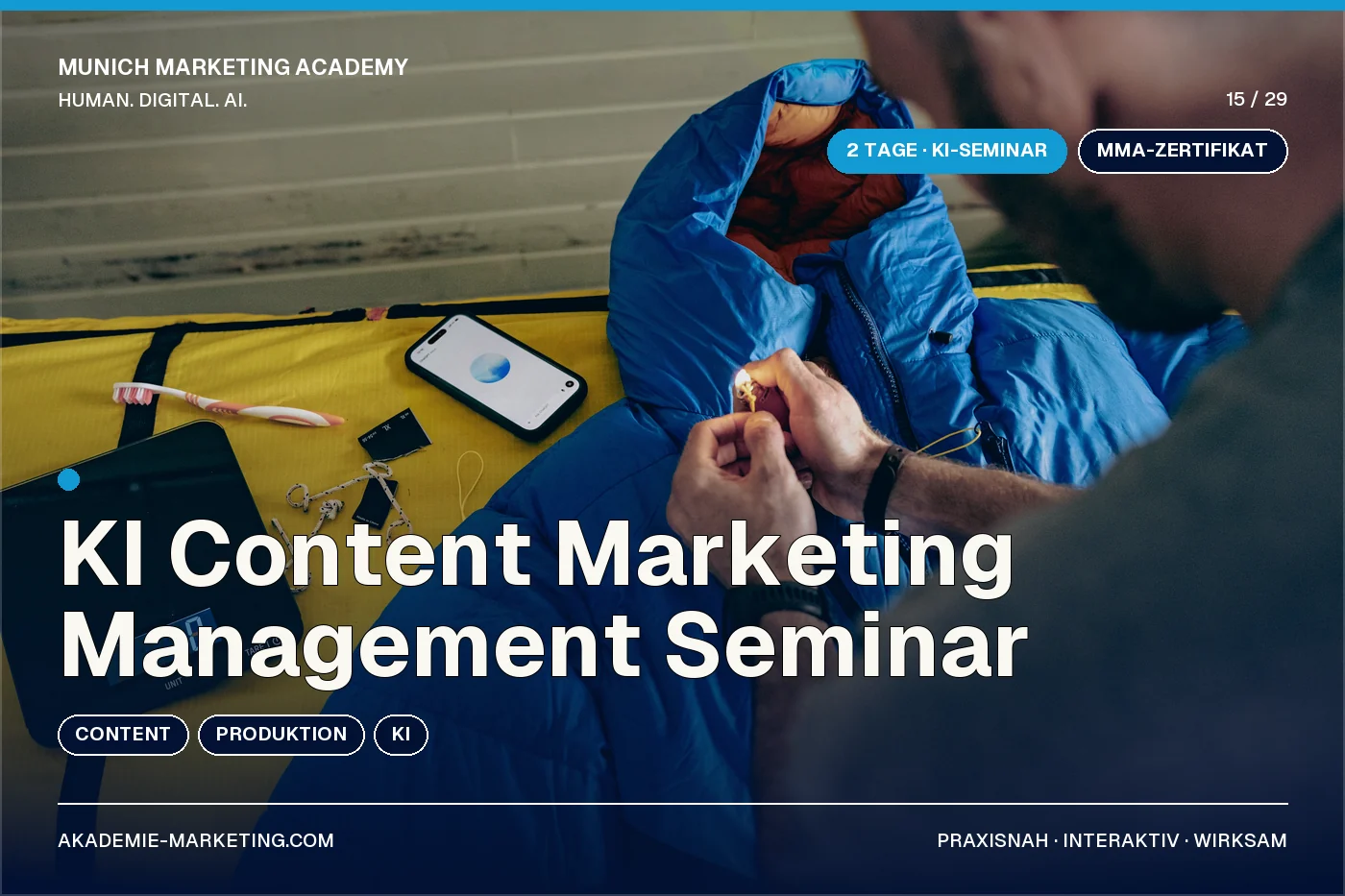 KI Content Marketing Management Seminar