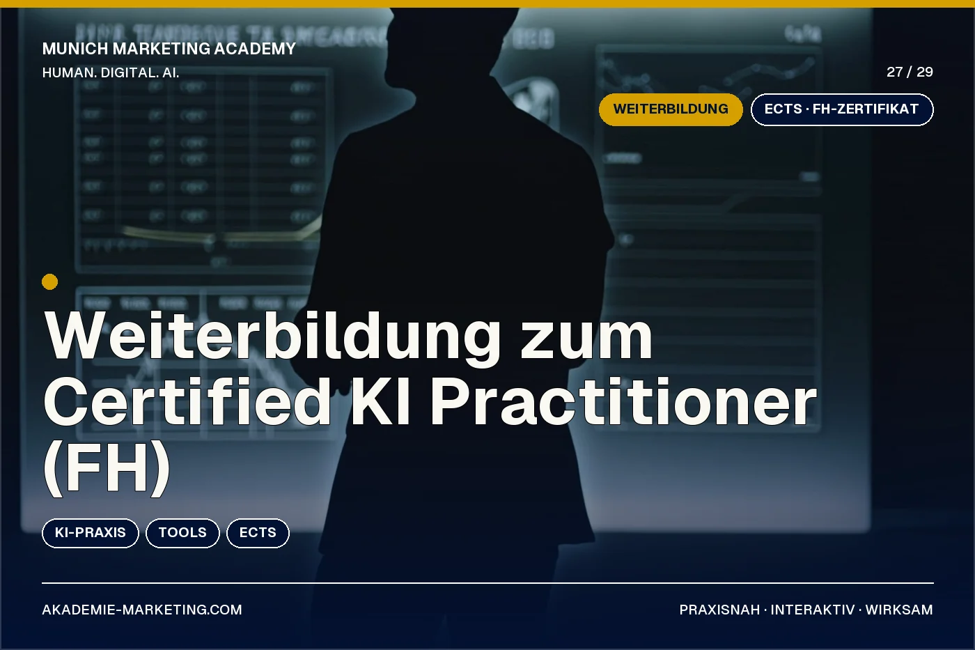Weiterbildung zum Certified KI Practitioner (FH)
