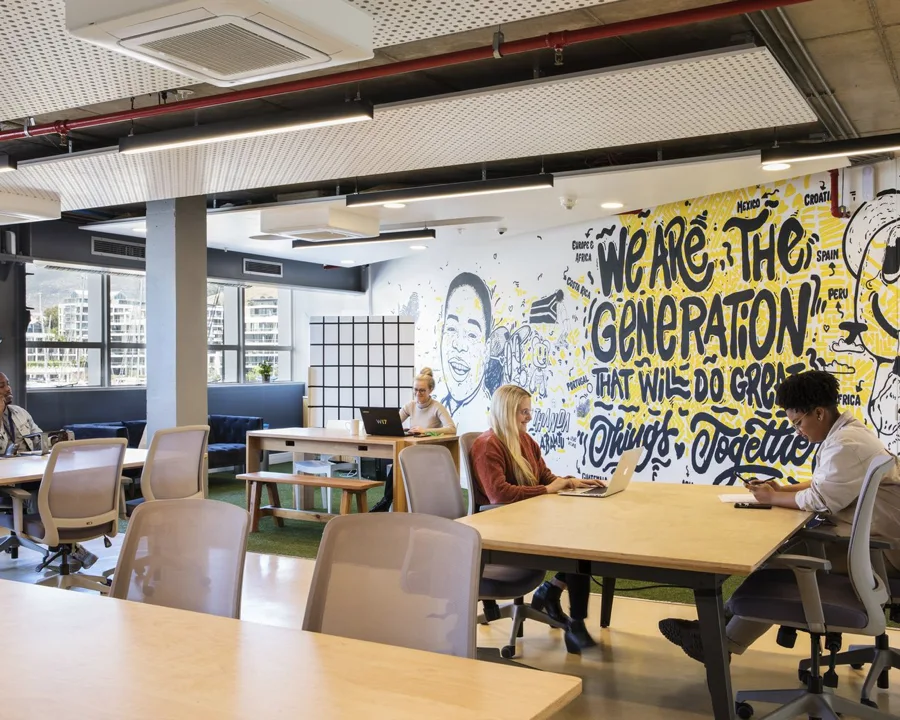 Coworking-Bereich im Workshop17 Watershed